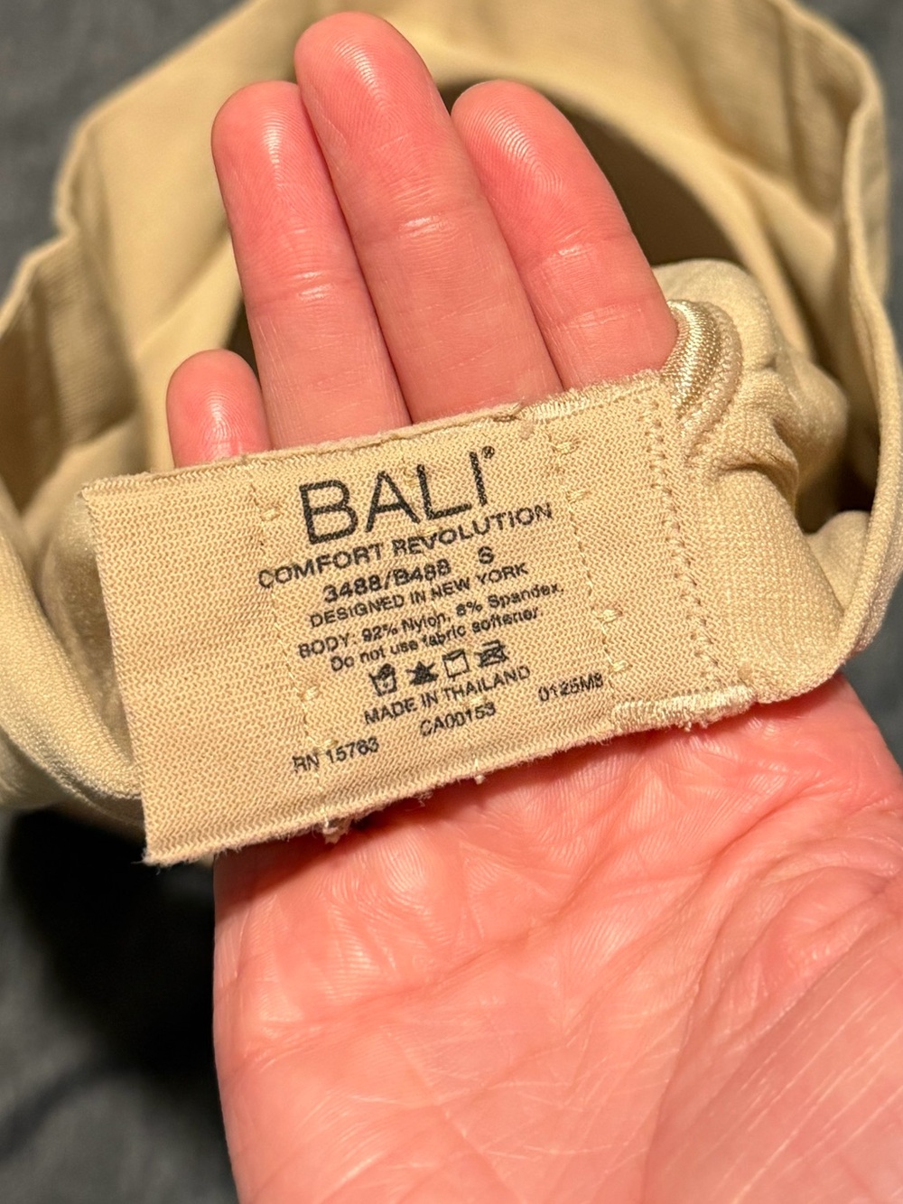 Bali padded wireless bra nude color - Picture 3 of 4